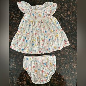 Magnetic me baby dress with bloomers 3-6 month